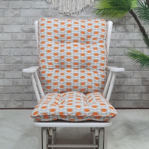 Rocking Chair Cushion | Glider Cushion | Chair Pad |Rocker Cushion | Rocker Cushion With Square Top | Porch Chair Cushion