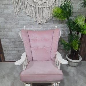 Wingback Rocking Chair Cushion | Glider Cushion | Chair Pad |Rocker Cushion | Rocker Cushion | Porch Chair Cushion