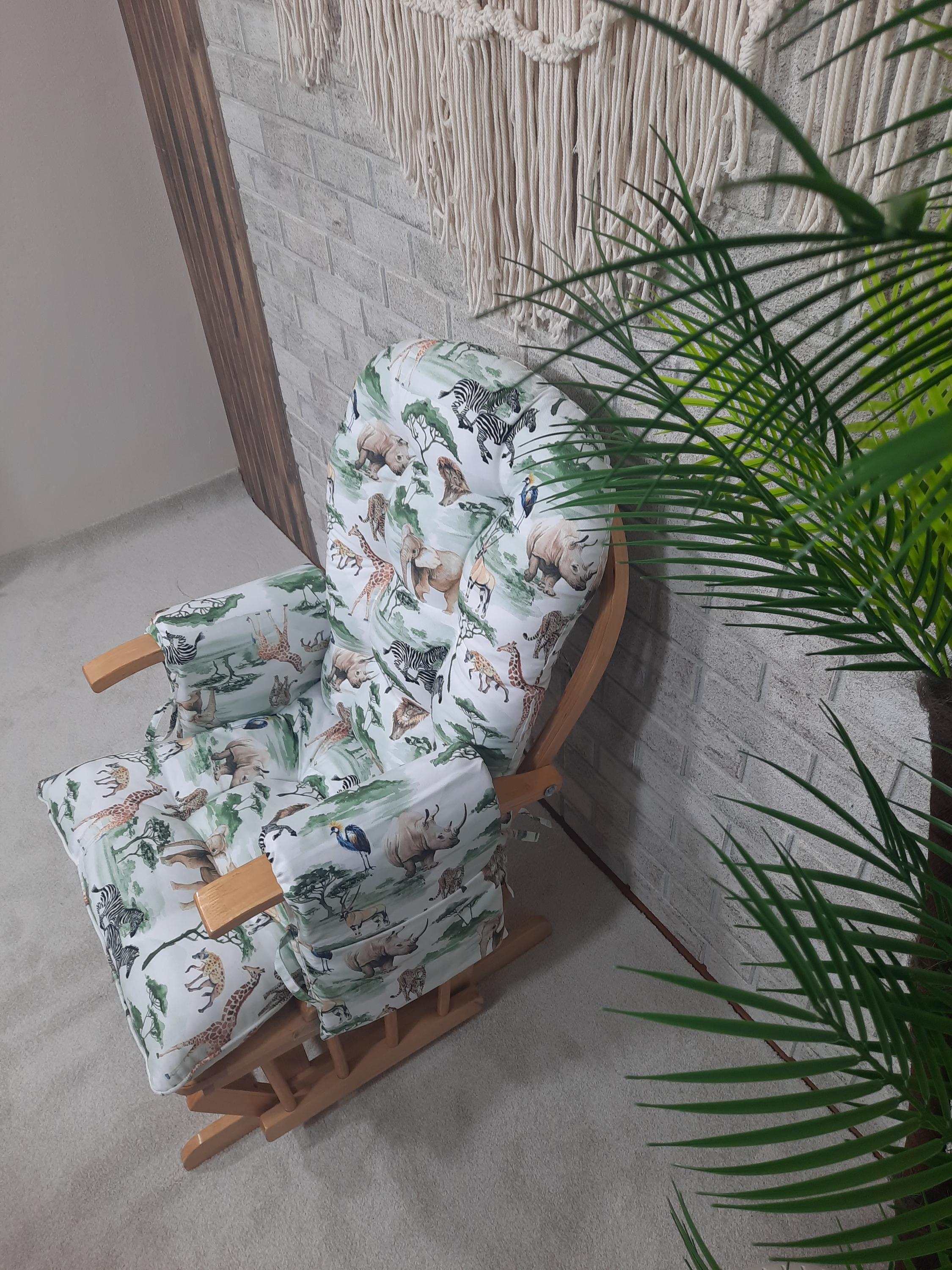 Custom Rocking Chair Cushion Set: Anti-allergenic, Pes+cotton - Etsy