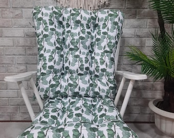 カスタムロッキングチェアクッションセット：抗アレルギー性、PES+コットン生地