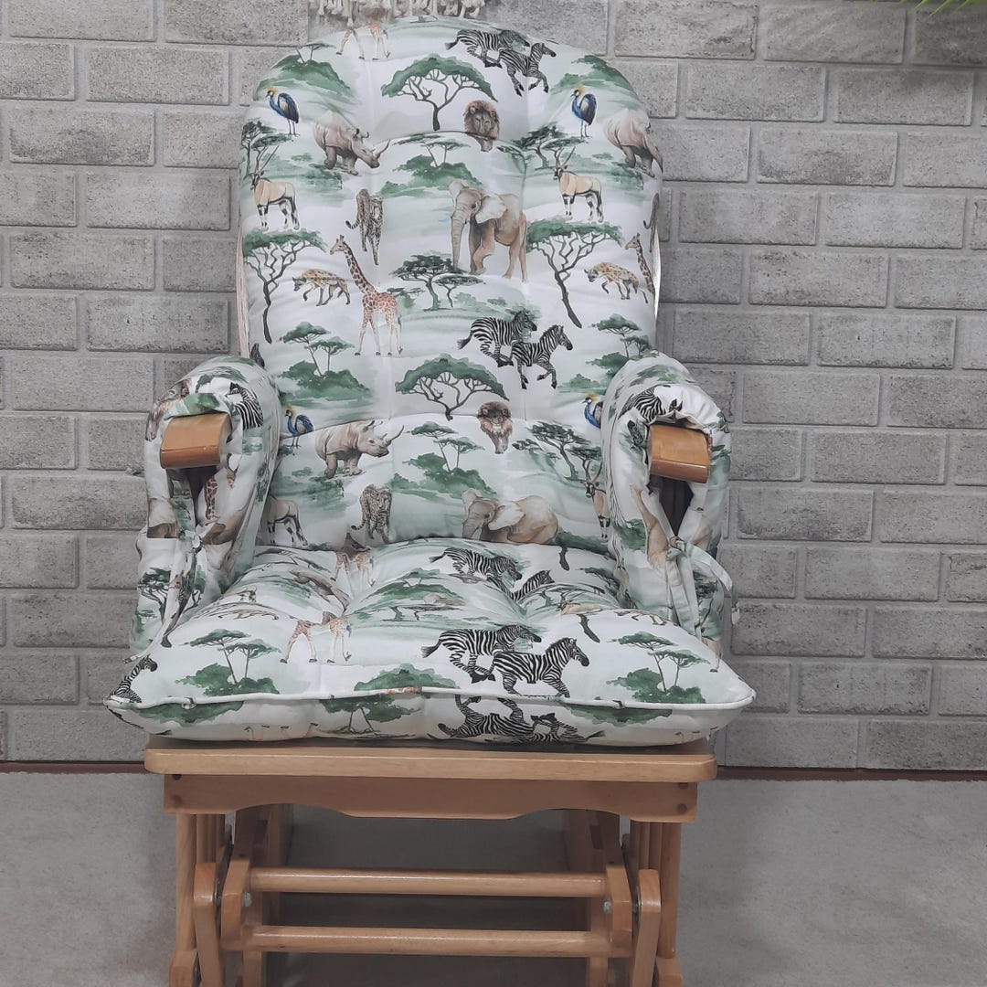 Custom Rocking Chair Cushion Set: Anti-allergenic, Pes+cotton - Etsy