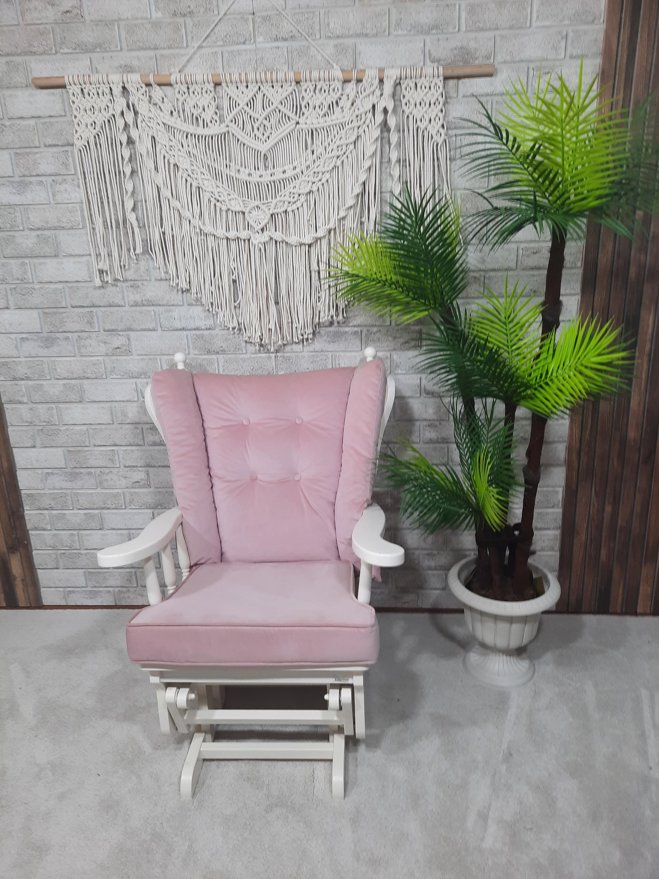 Custom Rocking Chair Cushion Set: Wingback, Glider, Porch - Pes+cotton ...
