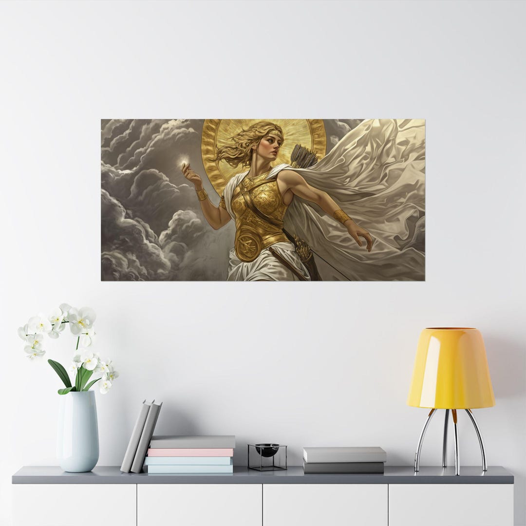 Poster Print, Greek Goddess Artemis, Goddess of the Hunt, Michelangelo