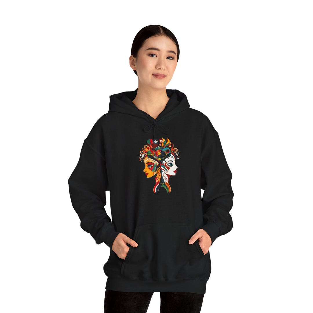 Custom Gemini Zodiac Polynesian Hoodie Unique Style Black LT8 main image 1