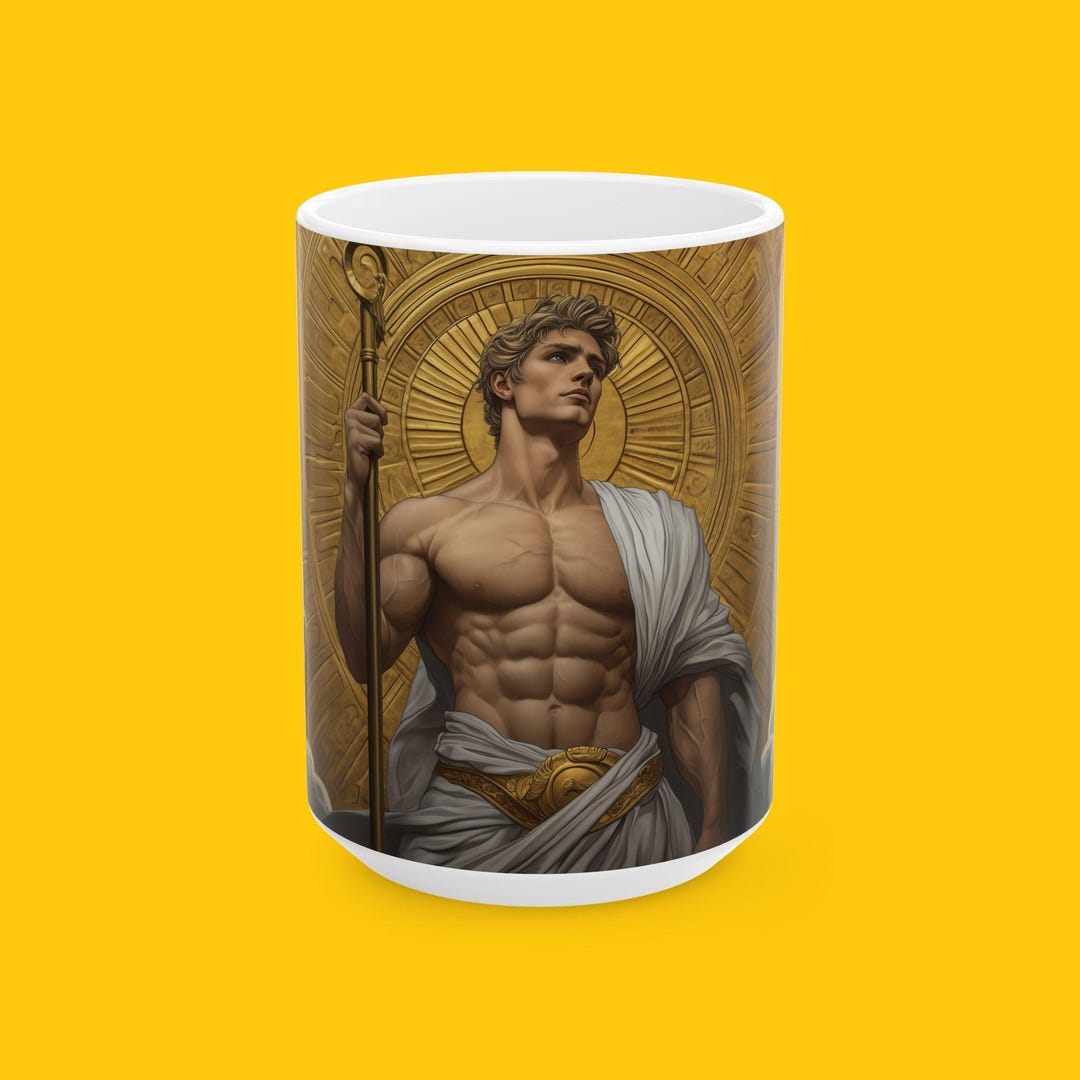 Apollo Greek God Mug: Mythology Coffee Cup, Tea Mug - Etsy