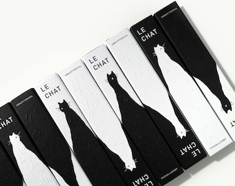 Le Chat Fountain Pen by TOOLS TO LIVEBY Noir, Blanc Fine Nib