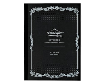 Tomoeriver Notebook A5 - 5 mm dot grid, blank & squared - Soft paper 52g/m2 - Japanese design for notes