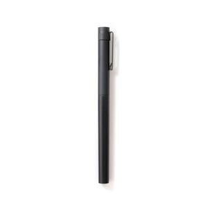 Kakimori aluminium vulpen in zwart | fijne en gemiddelde veersterkte - inclusief converter