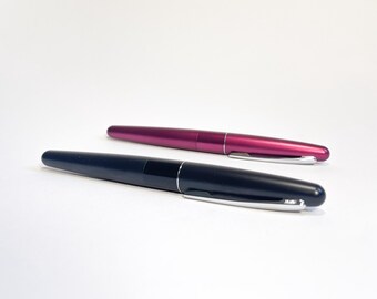 Pilot Cocoon vulpen Zwart en Redwine - fijne en medium penpuntgrootte