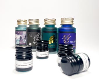 Ink Institute Füllhaltertinte - Premium Sheen und Shimmering Tinten als Tintenproben in 4 ml mini Tintenfass