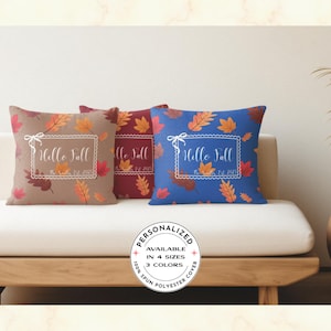 Personalized Family Name Pillow Case, Custom Established Date Throw Pillow Cover Wedding Gift Housewarming Decor Anniversary Engagement Gift