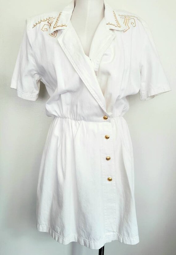 80s denim romper - Gem