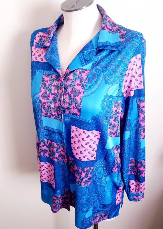 Vintage 60s Amy Lynn Paisley and Calico patchwork 