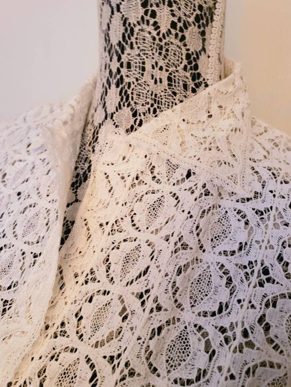 s cream lace blouse   Gem