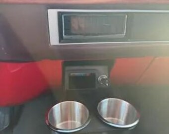 Squarebody Chevy c10 Truck Dual Size Cup Holder 1973-1987 Squarebody Chevy c10 Truck Dual Size Cup Holder 1973-1987