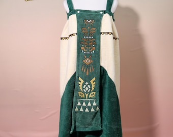 Zelda Badetuch Robe Antiker Held Bademantel Cosplay Yukata, handgemachte Kostüm-Prop BOTW LOZ Gaming Fan Gamer Geburtstag Geschenk für Sie