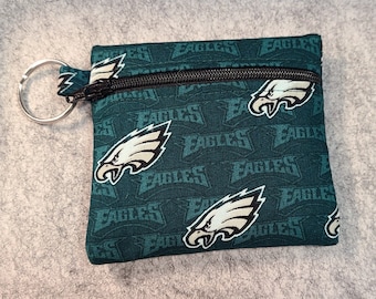 Keyring Zipper Pouch, Philadelphia Eagles