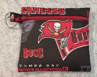 Keyring Zipper Pouch, Tampa Bay Buccaneers