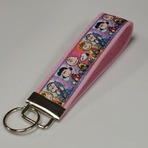 Peanuts Keychain Wristlet/Keyfob Available in two sizes image 2