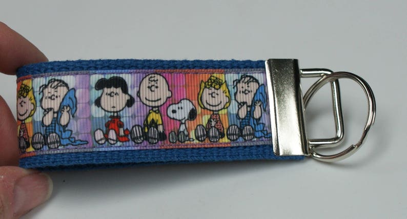 Peanuts Keychain Wristlet/Keyfob Available in two sizes image 4