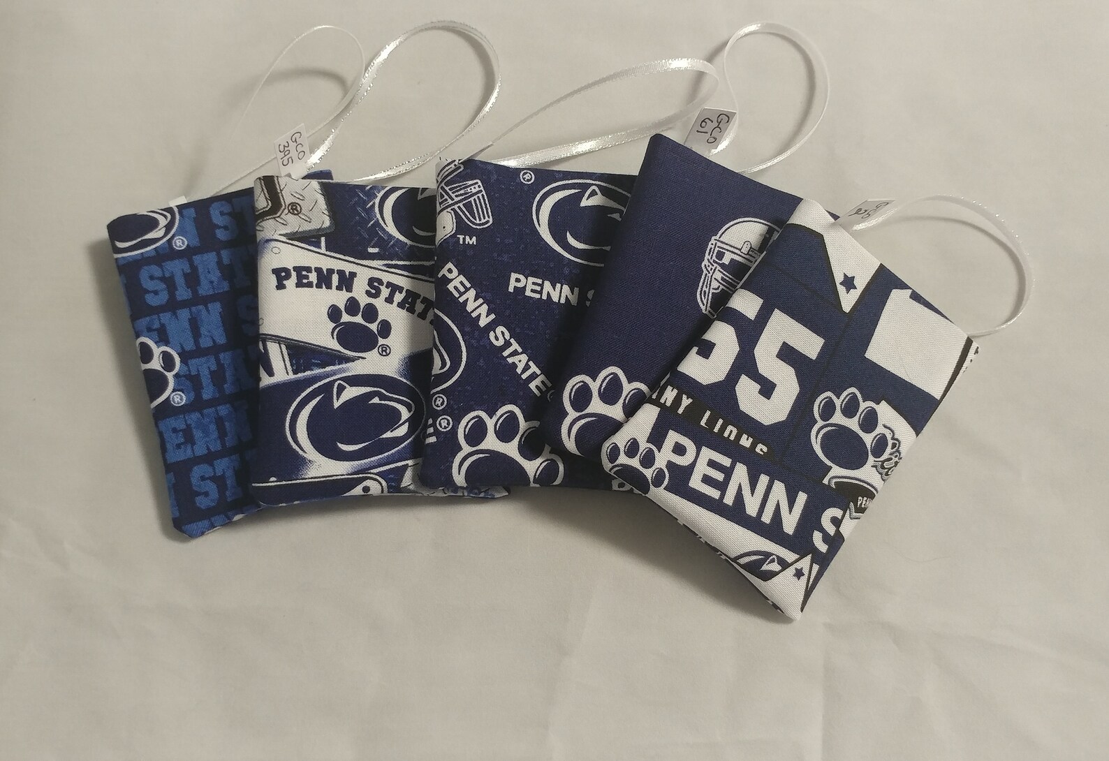 Set of 5 Penn State Gift Card Holder Ornaments Etsy