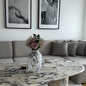Calacatta Coffee Table - Custom Marble Coffee Table - Coffee Table