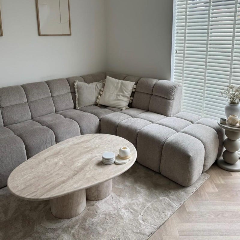 Travertine Coffee Table - Etsy