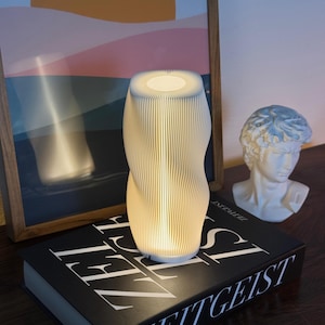 Modern Table Lamp | Home Decor | Home Office Decor |  Minimalist lamp | LED Table Lamp | Mother&#39;s Day Gift | Lamps |  Desk lamp | Night lamp