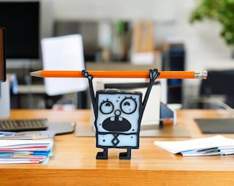 Organizador de bolígrafos / Portalápices / Organizador de escritorio / Decoración de oficina / Portalápices de esponja / Portalápices divertido / Decoración de escritorio / Decoración de escritorio original