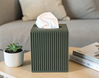Funda cuadrada para caja de pañuelos, soporte moderno para caja de pañuelos para baño, soporte minimalista para pañuelos, decoración moderna para el hogar, funda para caja de pañuelos Kleenex