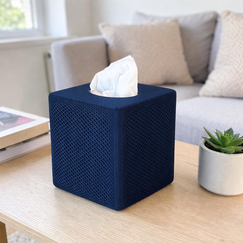 Tissue Box Cover Square, Tissue Box Cover, Tissue Box Holder, Bathroom ...