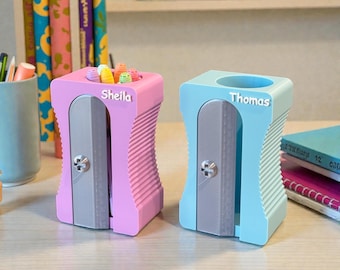 Porte-stylo personnalisé pour bureau d'enfant, Porte-crayon personnalisé, Rangement de fournitures scolaires pour chambre d'enfant, Organiseur de bureau pour garçons et filles