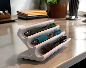 Contemporary Desk Organizer – Sleek Pen Stand for Home Office, Creative Storage, Practical School Supplies Holder & Unique Gift for Students