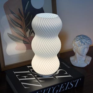 Modern Table Lamp | Home Decor | Home Office Decor |  Minimalist lamp | LED Table Lamp | Mother&#39;s Day Gift | Lamps |  Desk lamp | Night lamp