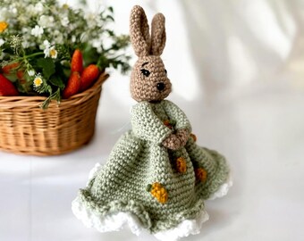 Crochet PATTERN Bunny Rabbit, Amigurumi tutorial PDF in English, Christmas gift, easter rabbit