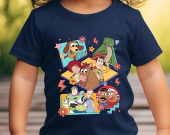 Disney Toy Story T-Shirt, Woody Buzz Lightyear Rex Tee, Kids Disney World Shirt, Disney Pixar Fest, WDW Disneyland Family Vacation Trip