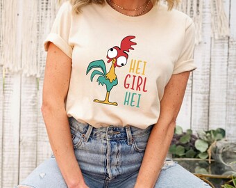 Hei Hei Moana T-Shirt, Disney Family Vacation Tee