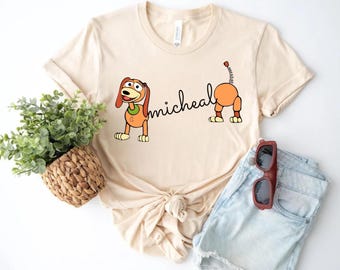 Custom Slinky T-Shirt, Disney Dog Shirt, Custom Toy Story Slinky Dog Shirt, Personalized Gift, Slinky Shirt, Birthday Gift