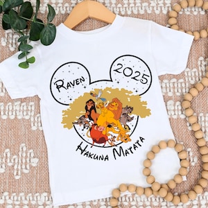 Hakuna Matata Shirt, Family Vacation, Custom Animal Kingdom 2025, Disney Lion King, Animal Kingdom Hakuna Matata, Disney Animal Kingdom Tee