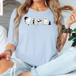 Spooky Ghost Cat Halloween Hoodie - Black Cat Outfit