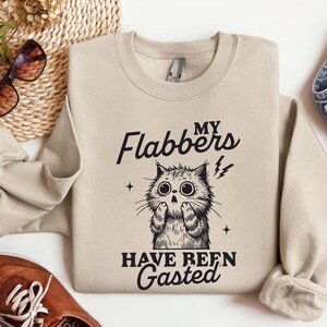 My Flabbers Have Been Gasted Sweatshirt, Funny Retro Shirt, Graphic Tee, Funny Gift Shirt, Flabbergasted Shirt, Funny Meme Shirt