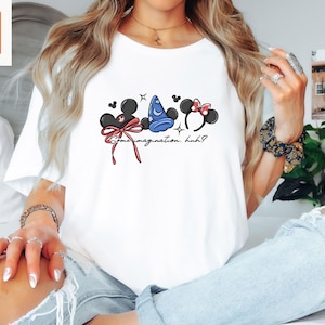 Fantasia Mickey Mouse Watercolor Shirt - Disneyland Family Tee
