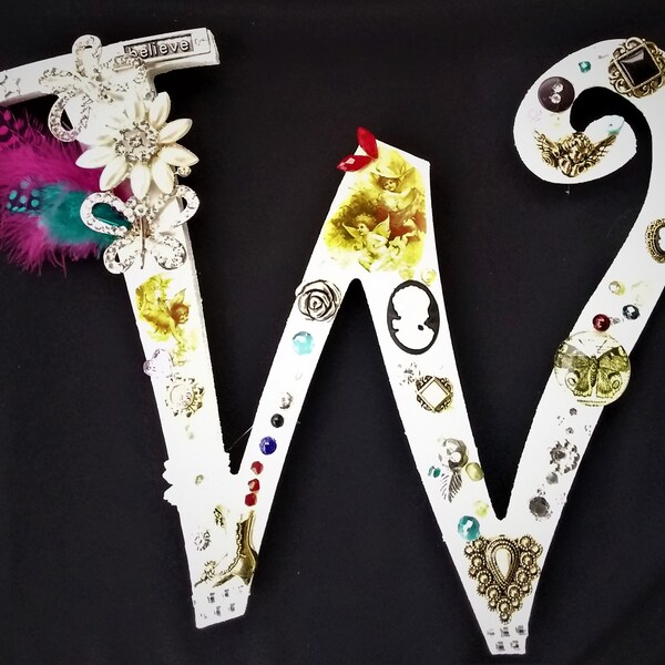 Wooden Letter W - Etsy