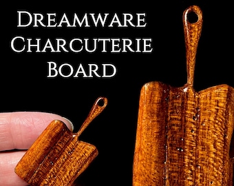 Dreamware Charcuterie Board - Artisan fully Handmade Miniature in 12th scale. From After Dark miniatures