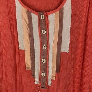 Free People Peach Ruffle Tank Tunic image 4