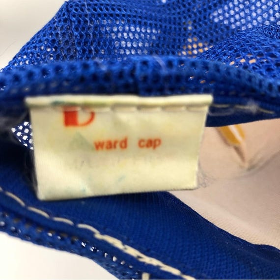 Vintage Rainbow Farm Computer Patch Snapback Hat - image 4