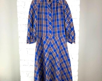 Vintage Handmade Plaid Dress