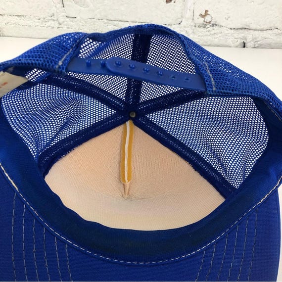 Vintage Rainbow Farm Computer Patch Snapback Hat - image 8