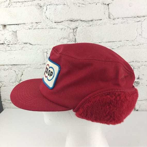 Vintage Amana AG Service CO OP Seed Feed Ear Flap Hat View 5