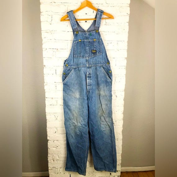 Vintage Oshkosh B'gosh Union Made Denim Jean Overalls - Etsy